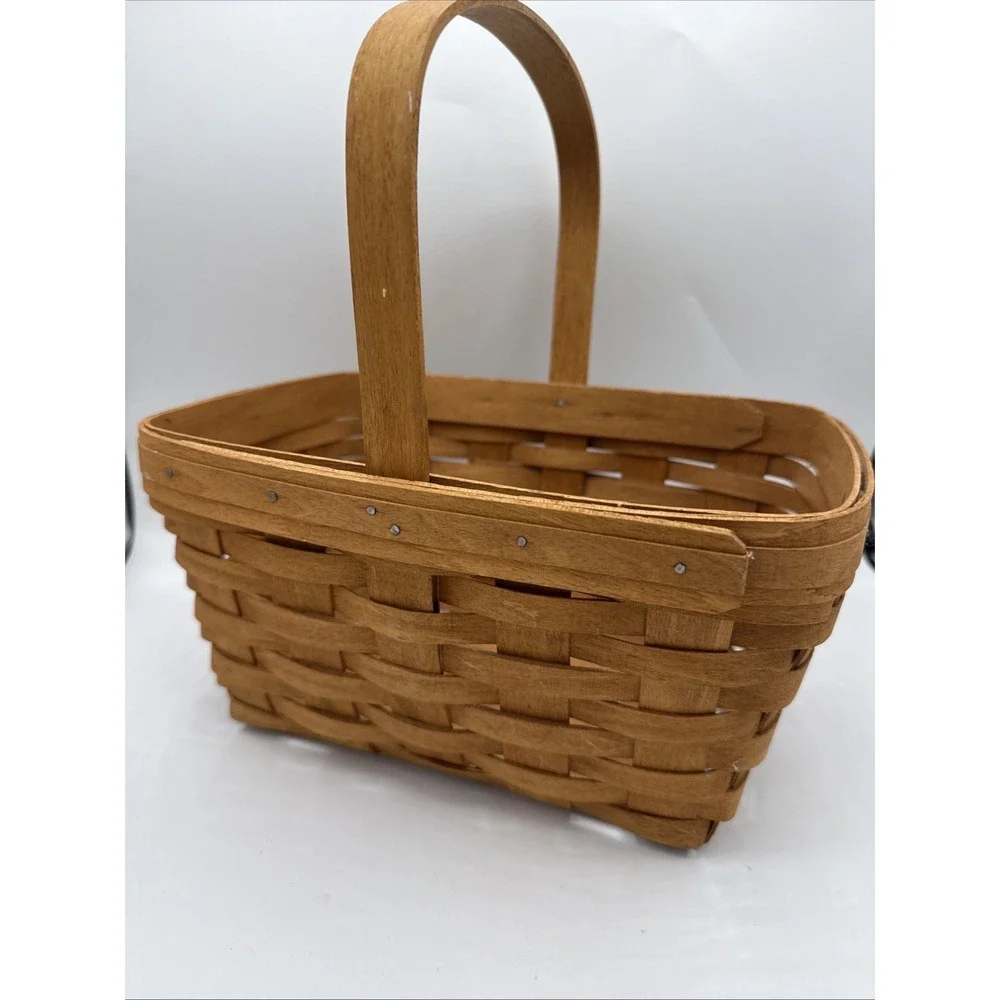 Vintage Longaberger Dresden Basket Swing Handle Small 8x10.
